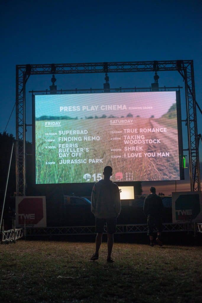 Farr Festival 2015 LED Screen Cinama