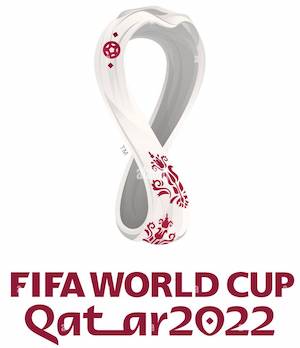 FIFA world cup 2022 logo LED screen